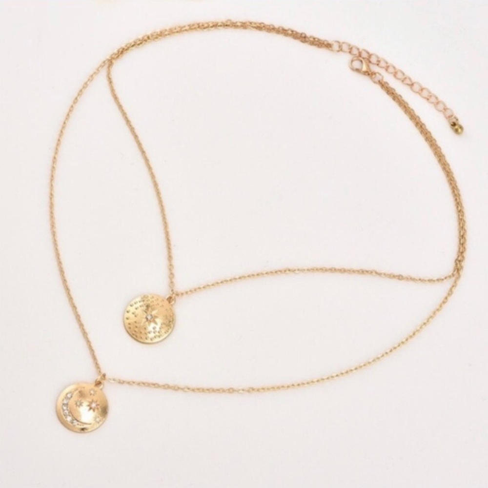 LAST! Best seller! FP gold pendant layered choker - Picture 2 of 3